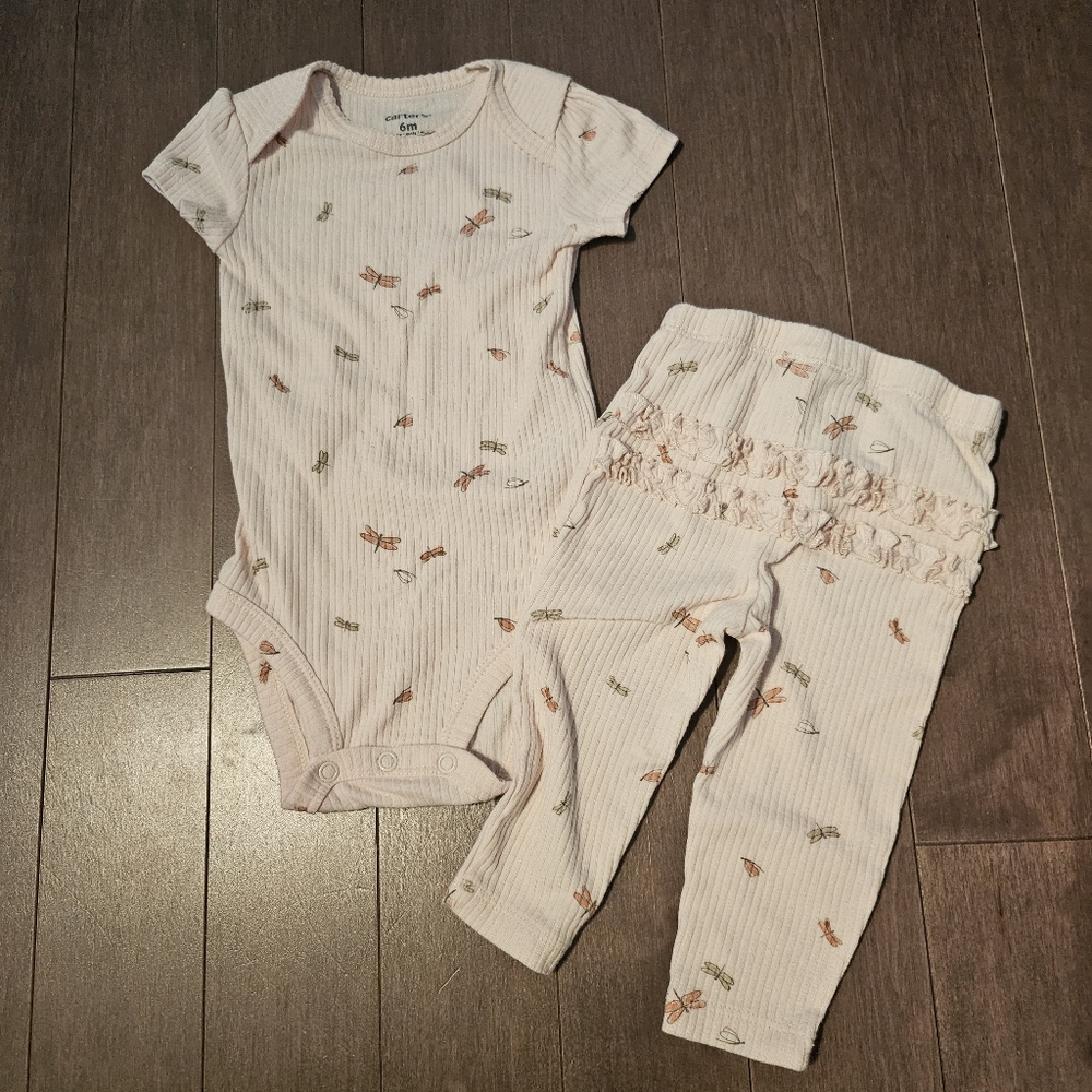 Adorable Baby Onesie and Pants Set